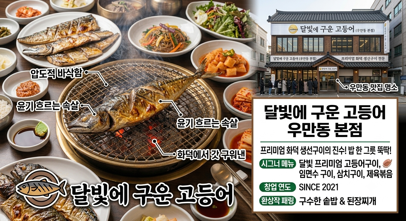 달빛에 구운 고등어 화덕 생선구이 뷔페 반찬 맛집 대표 이미지