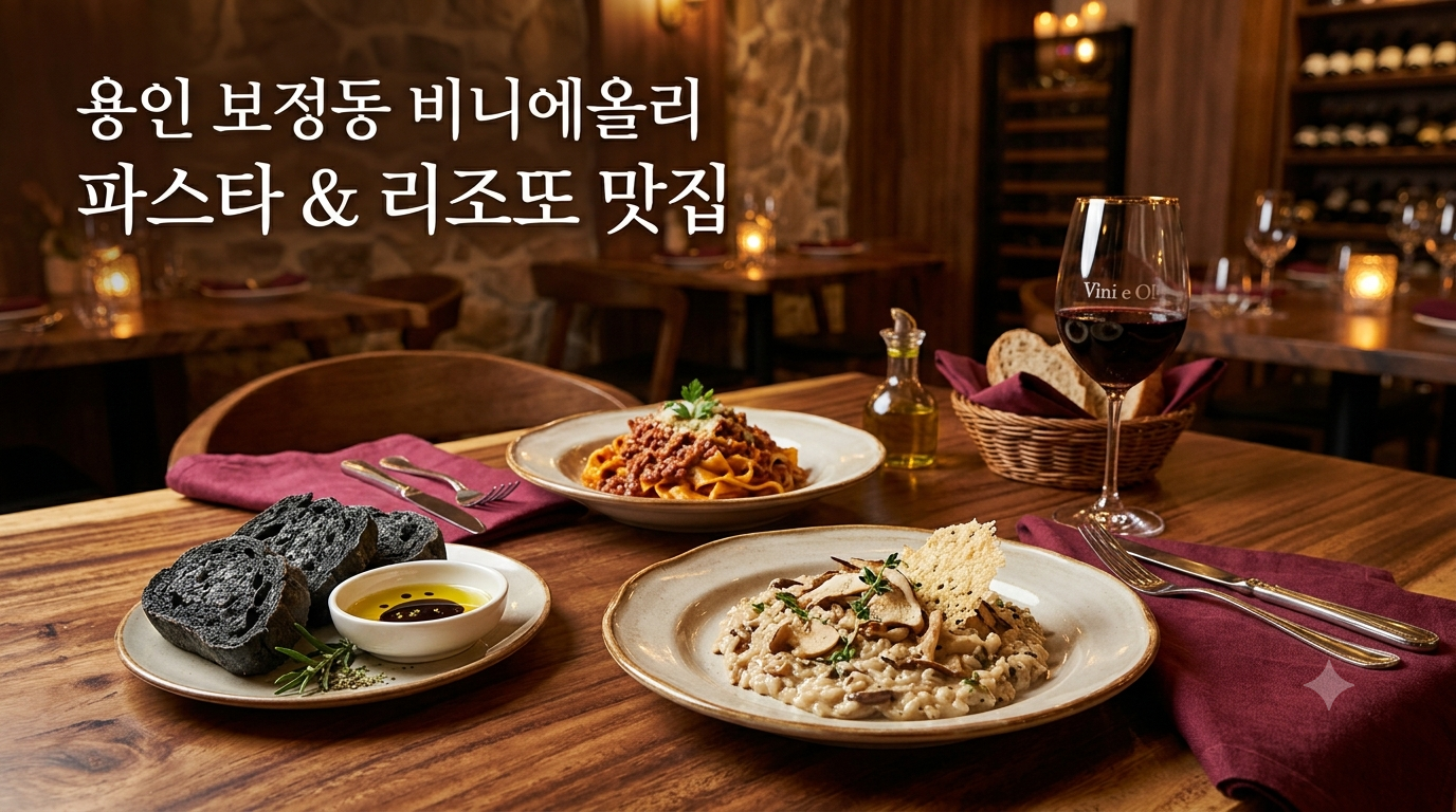 용인 보정동 비니에올리 파스타 리조또 맛집 대표 이미지